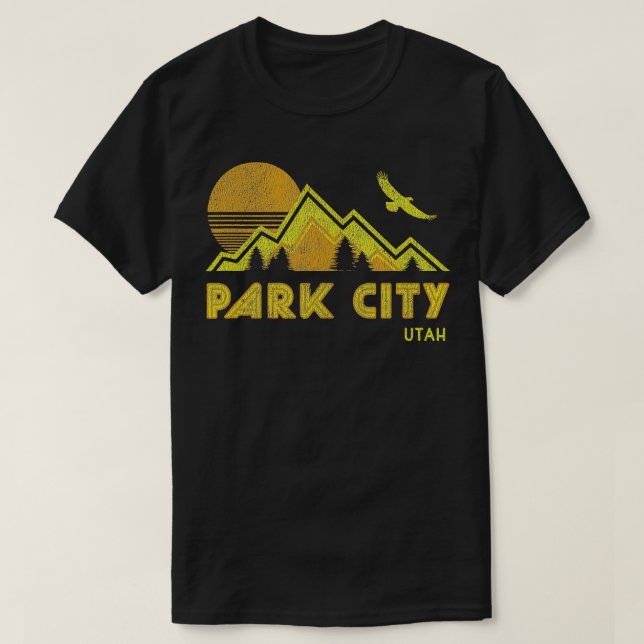 Camiseta Hogar perturbado de Utah en el Parque Retro (Diseño del anverso)