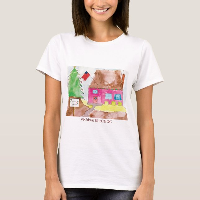 Camiseta Hogar por vacaciones - KidsArt para CHOC (Anverso)