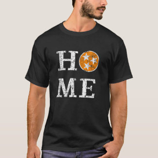 Camiseta Hogar retro de vintage con bandera de Tennessee bl