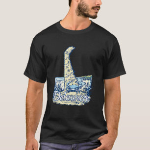 Camiseta Hogar Retro Delaware Estado DE Naturaleza Atardece