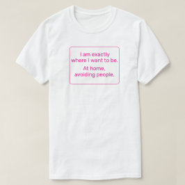 Camiseta Hogar (rosa)