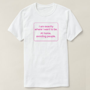 Camiseta Hogar (rosa)