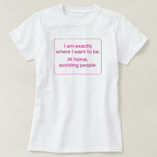 Camiseta Hogar (rosa)