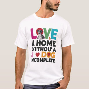Camiseta Hogar sin perro incompleto