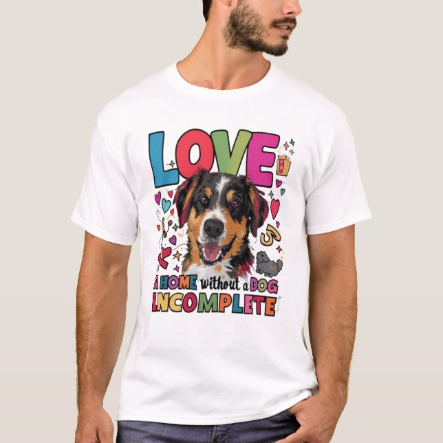 Camiseta Hogar Sin Perro Incompleto (Anverso)