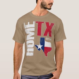 Camiseta Hogar Texas Texan Vintage Love