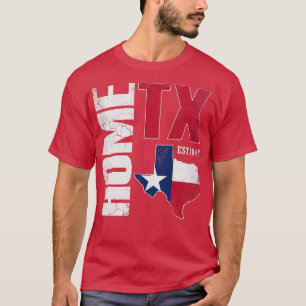Camiseta Hogar Texas Texan Vintage Love