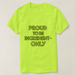 Camiseta Hogar Unisex Solo Ingredientes