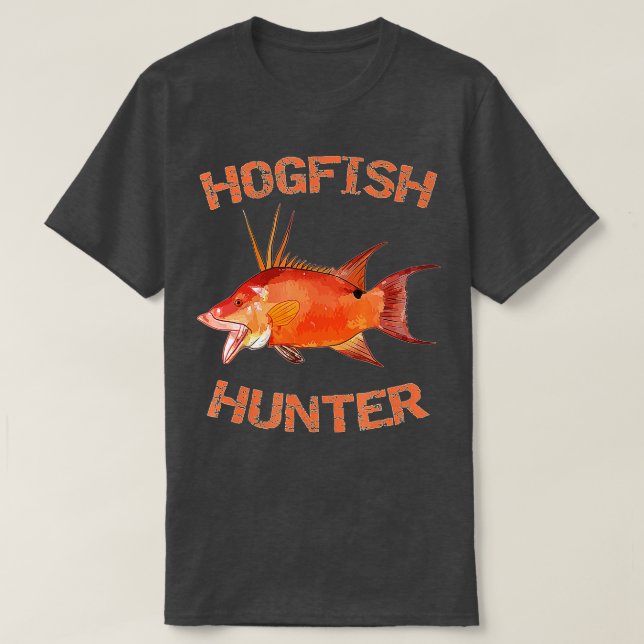 Camiseta Hogfish Hunter Florida Pesca Hogfish (Diseño del anverso)