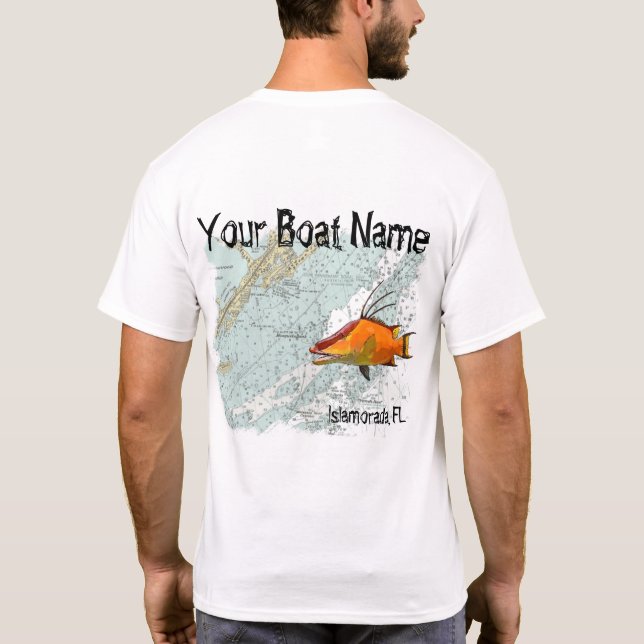Camiseta Hogfish Personalizado Shirt (Reverso)