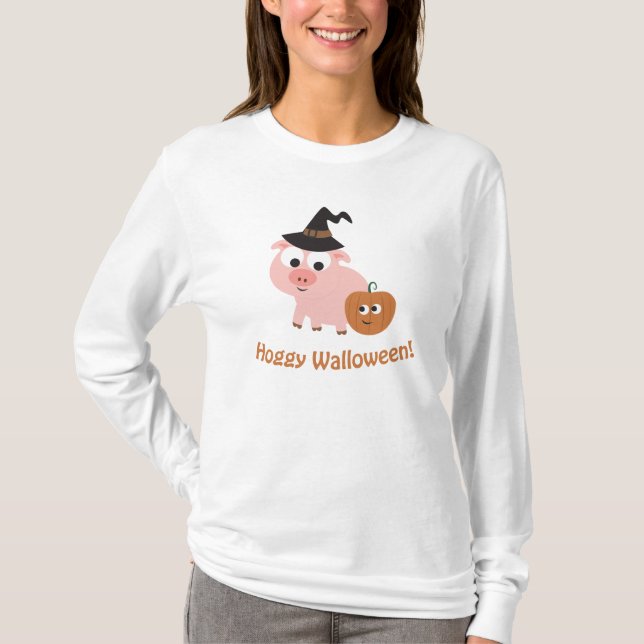 Camiseta ¡Hoggy Walloween! (Anverso)