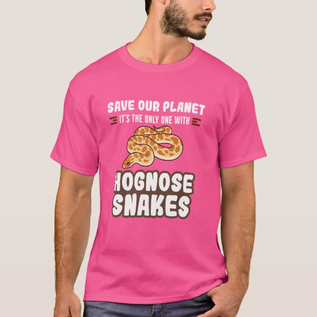 Camiseta Hognose Snake Funny Animals Mascota lindo (Anverso)