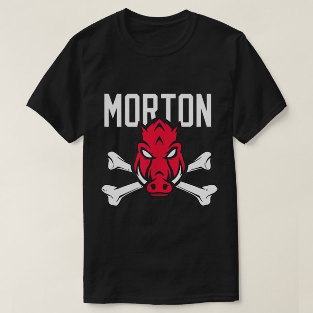 Camiseta Hogs Morton High Football Potters Crossbone (Diseño del anverso)