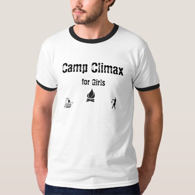 Camiseta hoguera, tenis, canoe-1, clímax del campo, para (Anverso)