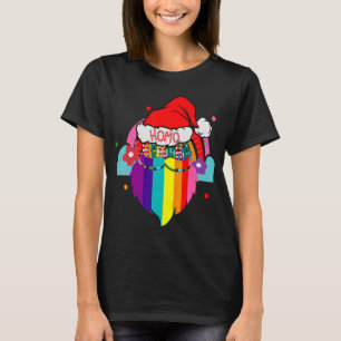 Camiseta Hoho Homo Gay Navidades Santa Hat Cumpleaños Gay S