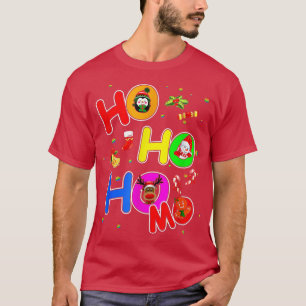 Camiseta Hoho Homo Gay Navidades Santa Hat Love Lgb