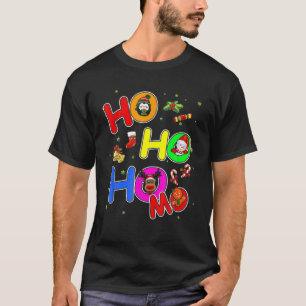 Camiseta Hoho Homo Gay Navidades Santa Hat Love Lgb