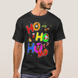 Camiseta Hoho Homo Gay Navidades Santa Hat Love Lgb