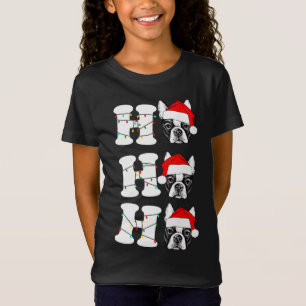 Camiseta Hohoho Cute Navidades de Bulldog francés