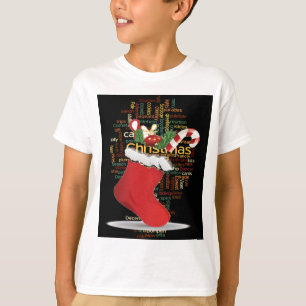 Camiseta ¡HoHoHo! Feliz regalo de Navidad y un feliz año nu