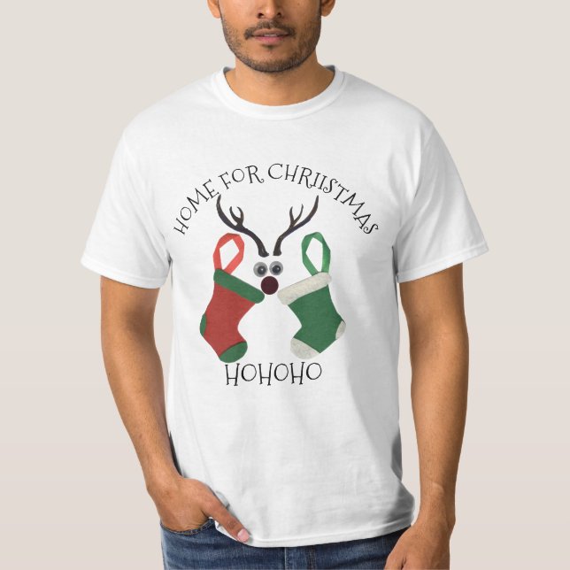 Camiseta ¡HOHOHO! Hogar para Navidades Día con Compasión (Anverso)