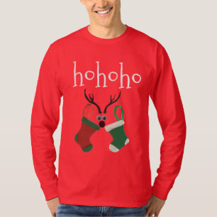 Camiseta ¡HOHOHO! Que tengas un buen día de Navidades con c