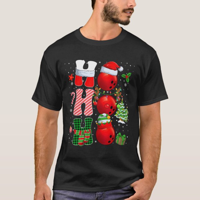 Camiseta Hohoho Santa Elf Bolos De Renos Y Cristo (Anverso)