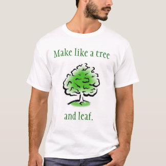 Camiseta Hoja