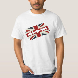 Camiseta Hoja de afeitar del vintage Union Jack