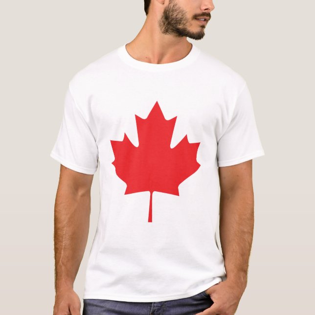 Camiseta Hoja de arce canadiense (Anverso)