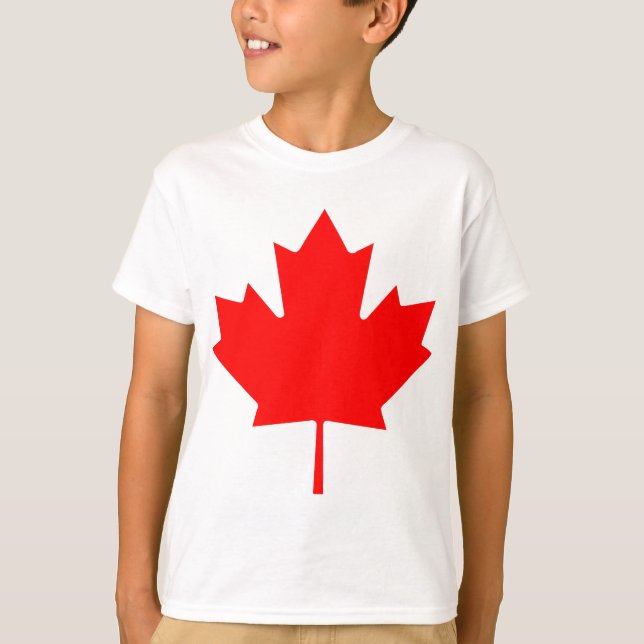 Camiseta Hoja de arce canadiense (Anverso)
