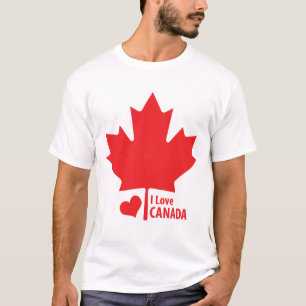 Camiseta Hoja de arce canadiense del día de Canadá del