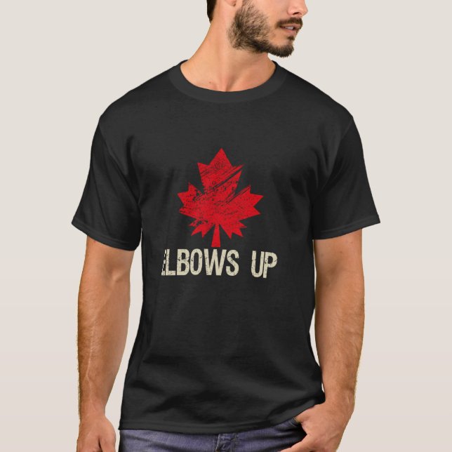 Camiseta Hoja de Arce Canadiense Orgullo de Canadá Verdader (Anverso)