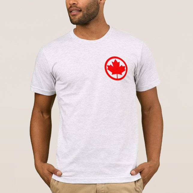 Camiseta Hoja de Arce de Canadá   (Anverso)