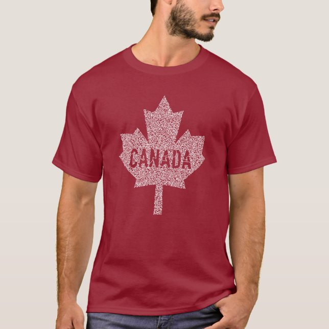 Camiseta Hoja de arce de Canadá (Anverso)