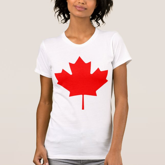 Camiseta Hoja de arce de Canadá (Anverso)