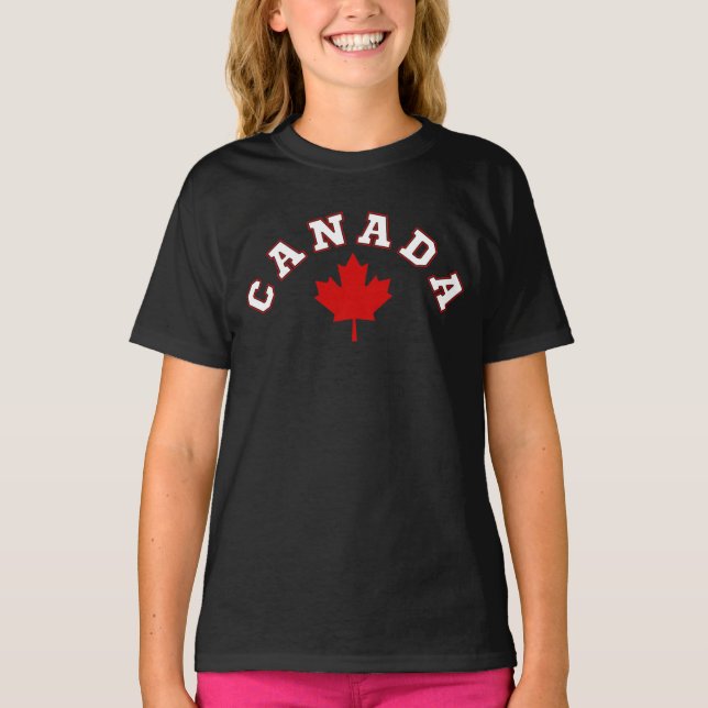 Camiseta hoja de arce de Canadá (Anverso)