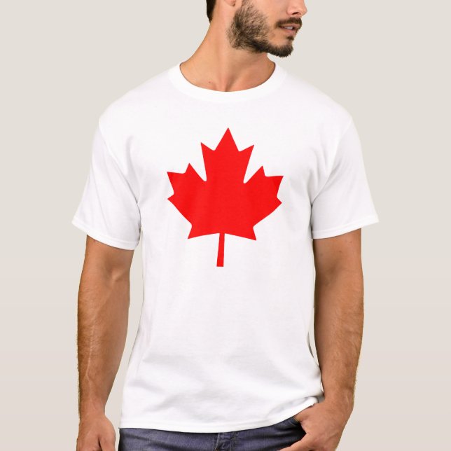 Camiseta hoja de arce de Canadá (Anverso)