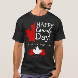 Camiseta Hoja de arce de Canadá, feliz día de la canadá, 1 