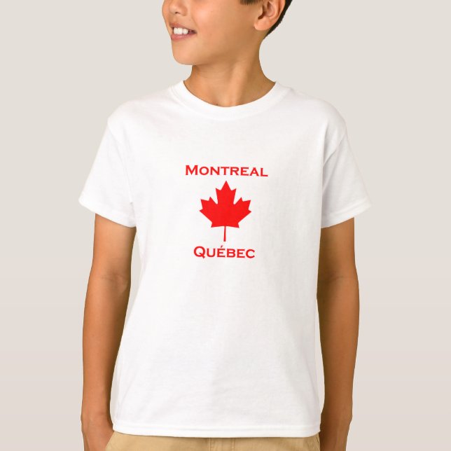 Camiseta Hoja de arce de Montreal Quebec