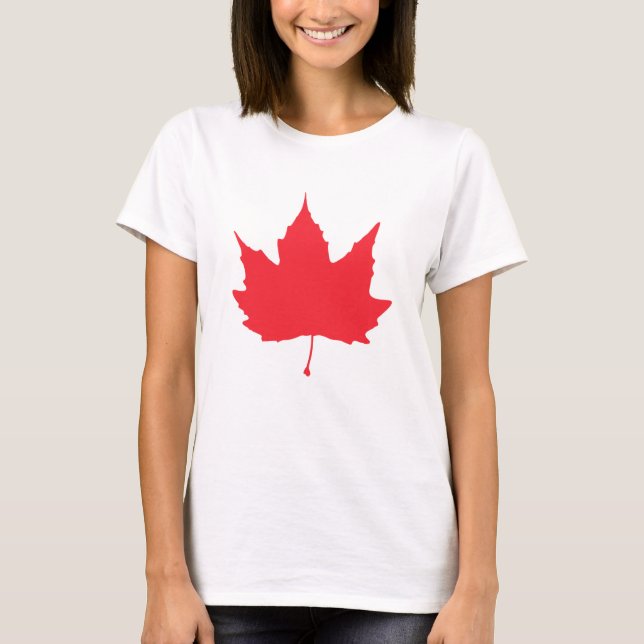 Camiseta Hoja de arce otoñal (Anverso)
