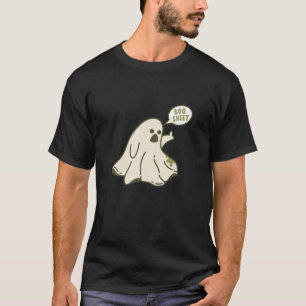 Camiseta Hoja De Boo - Fantasma Sacástica Graciosa
