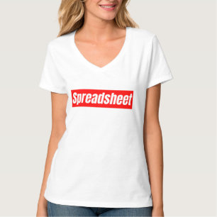 Camiseta Hoja de cálculo - Contador divertido