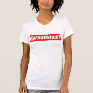Camiseta Hoja de cálculo - Contador divertido