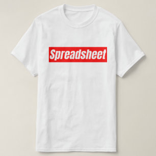 Camiseta Hoja de cálculo - Contador divertido