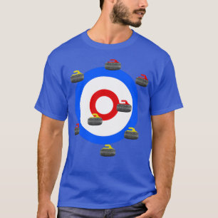 Camiseta Hoja de curado con rocas y escobas