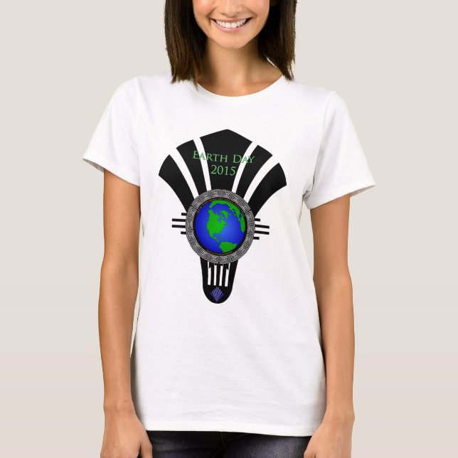 Camiseta Hoja de fans del Día de la Tierra 2015 (Anverso)