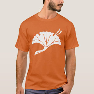 Camiseta Hoja de ginkgo en forma de grulla