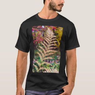 Camiseta Hoja de Helecho de Otoño Dorado Espécimen