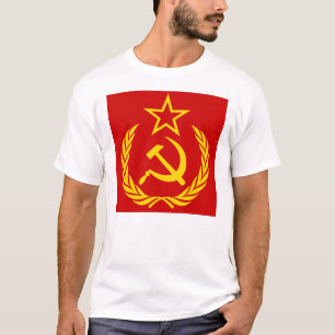 Camiseta Hoja de hoz y martillo, URSS, CCCP, comunismo